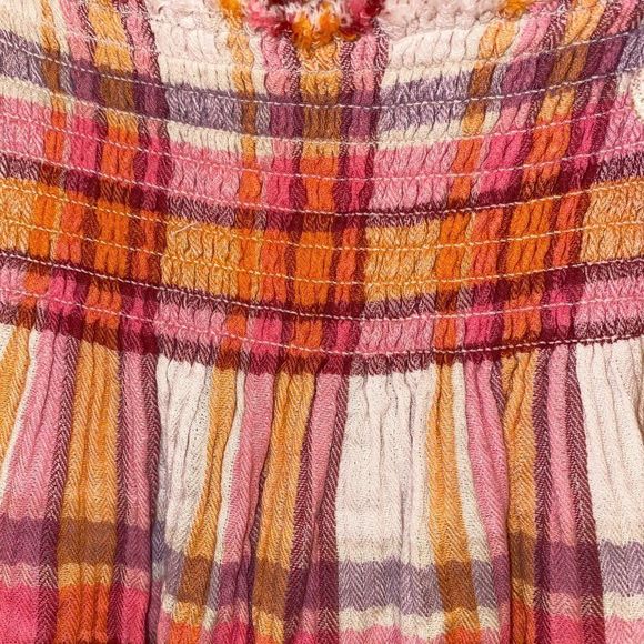 🆕Free People We the Free Siena Plaid Pullover - Picture 7 of 8